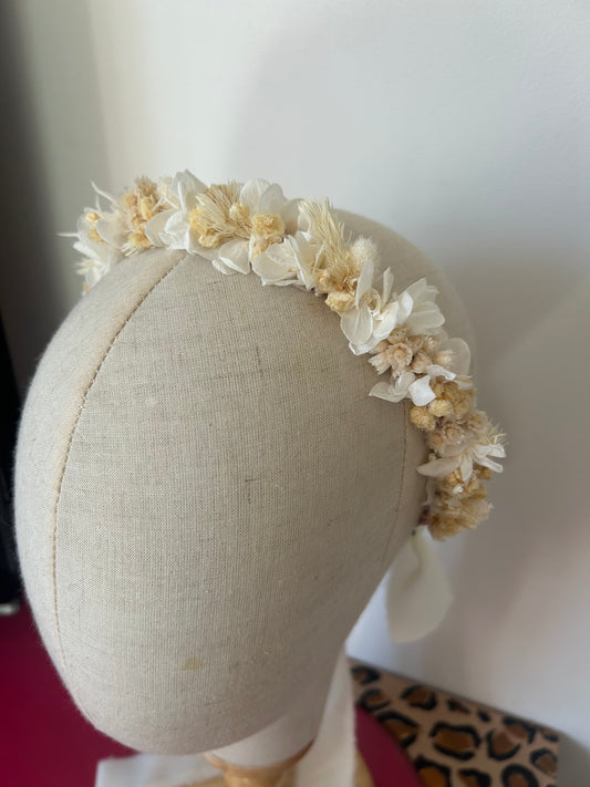 ‘Grace’ - flower crown/hairband